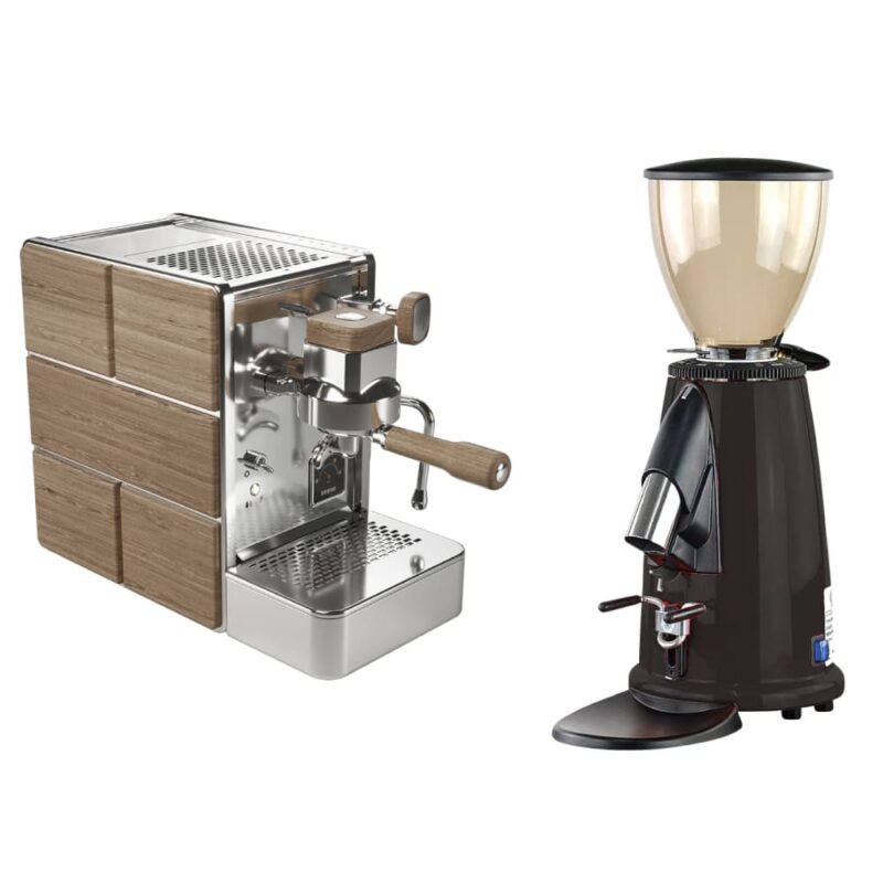 Stone Espresso Mine Premium Wood und Macap M2M Schwarz 1