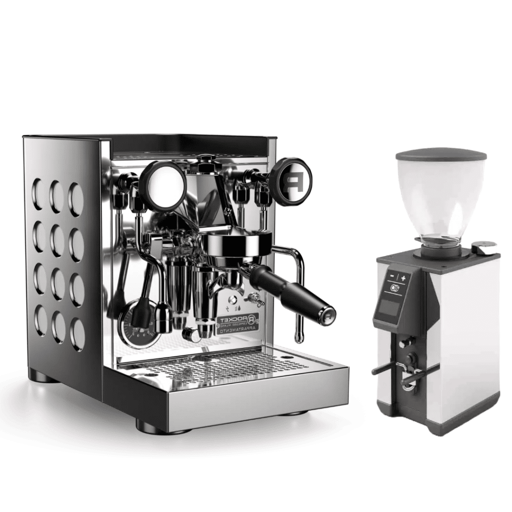 Rocket Appartamento TCA Inox/White + Macap Leo 55 Chrom