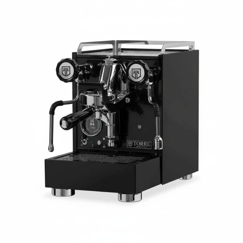 Torre Espresso Luigino TSP Drehventile Schwarz Espressomaschine