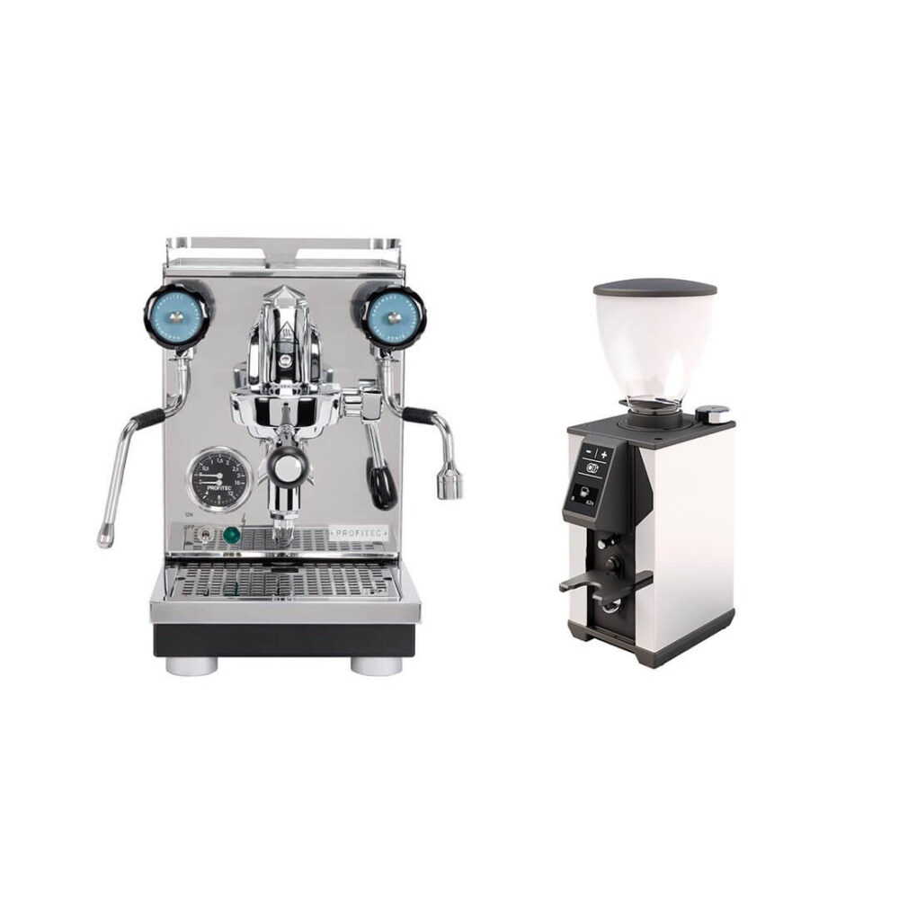 Profitec Pro 400 Chrom und Macap Leo 55 Chrom