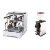 Torre Espresso Peppina EVO Chrom und Macap Leo 55 Touch Chrom