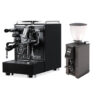 Torre Espresso Luigino TSP Schwarz Dreh Vibra und Macap Leo 55 Touch Schwarz