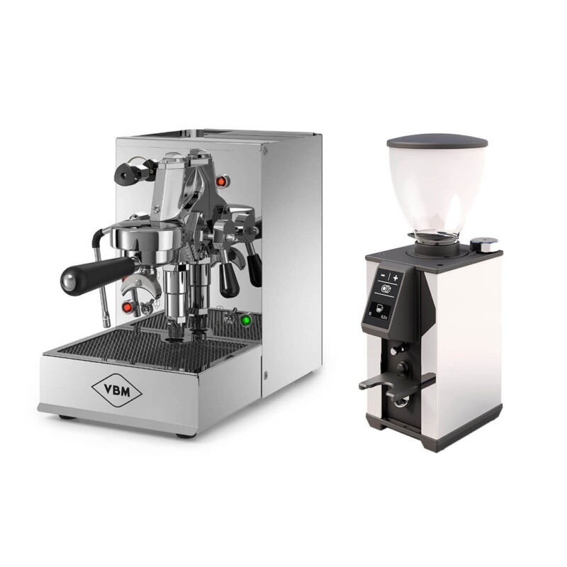 VBM Domobar Inox und Macap Leo 55 Chrom