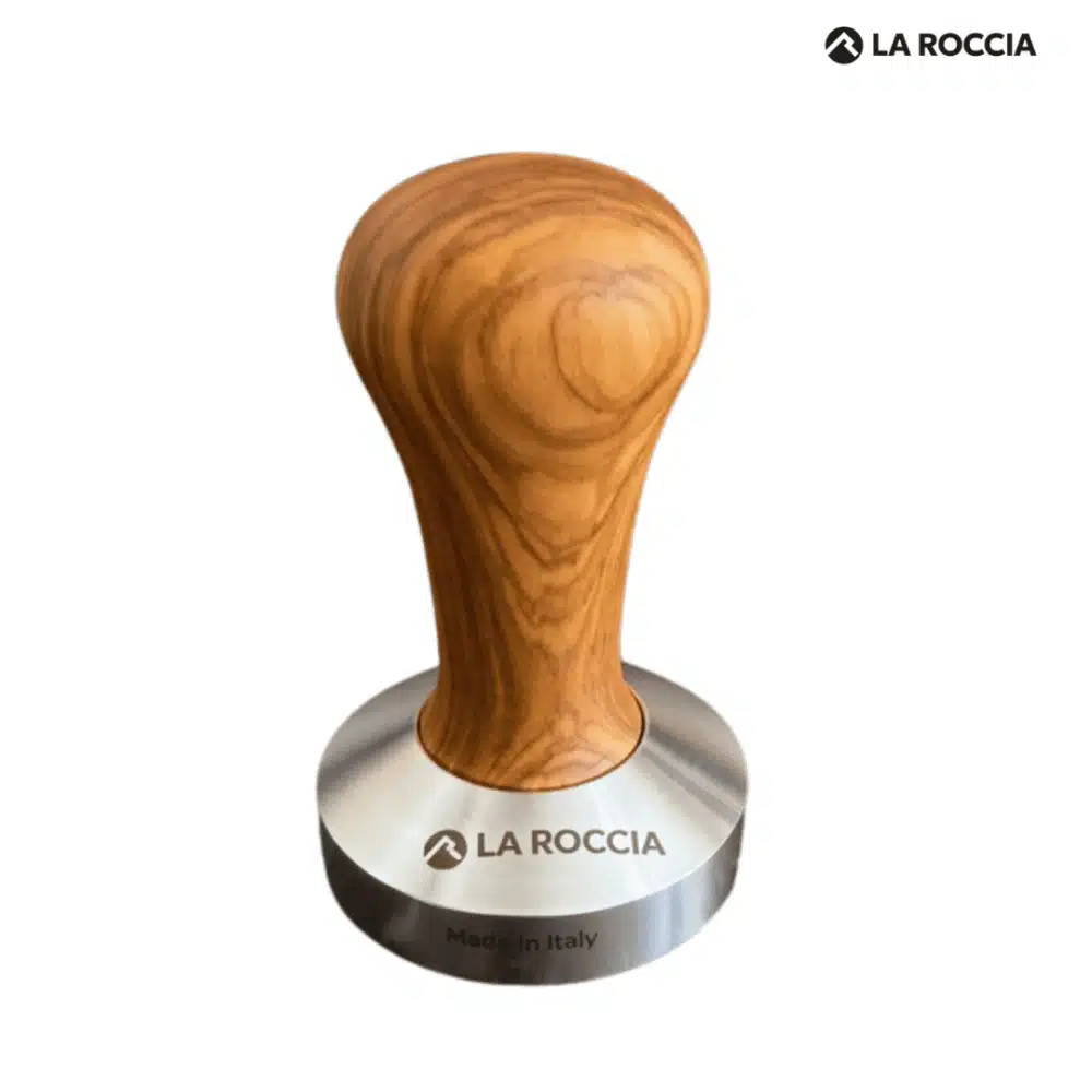 La Roccia Tamper Olivenholz 58,5 mm